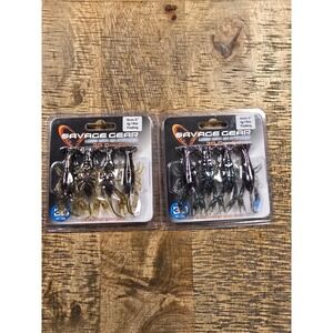 Savage Gear 3D Crayfish 3in Floating Lures Watermelon Craw Spray Grass 2927 2928